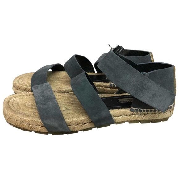 BALENCIAGA Ankle Strap Suede Espadrilles 41 - Picture 1 of 7